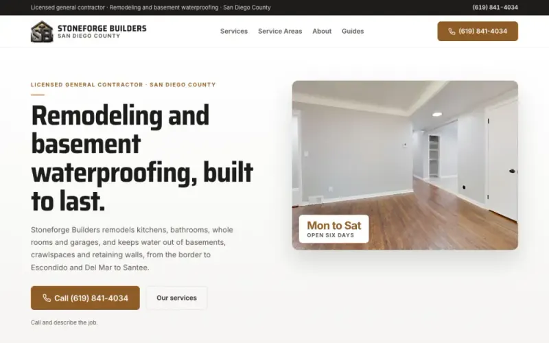 Website we built for a builder